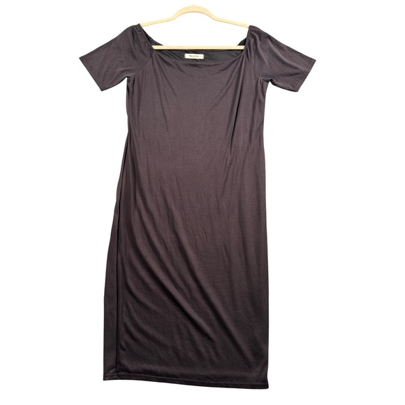 Mickey & Joey Dresses & Skirts - Mickey & Joey Y2K Dark Academia Bodycon Midi Dress XL Square Neck Coquette